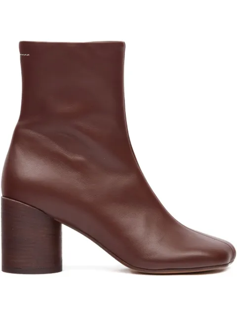 MM6 Maison Margiela 70mm Anatomic ankle boots Brown S59WU0235P3628