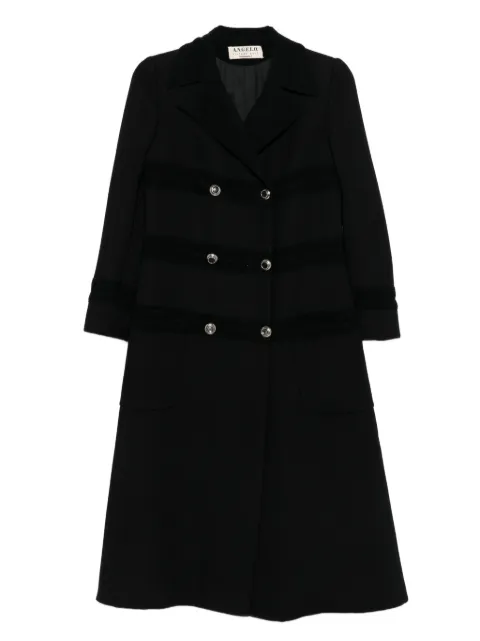 A.N.G.E.L.O. Vintage Cult 1960s double-breasted coat Black AN350FN