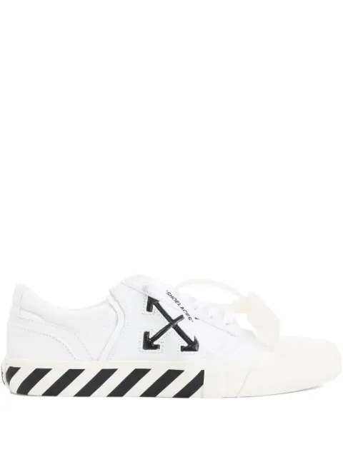 Off-White logo-detail lace-up sneakers White OMIA2A2F25FAB0010110