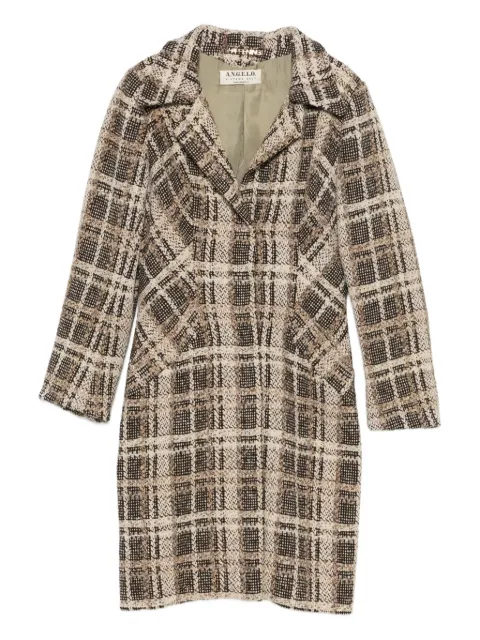 A.N.G.E.L.O. Vintage Cult 1970s checked coat Brown AN350FJ