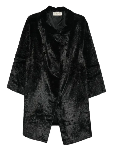 A.N.G.E.L.O. Vintage Cult 1980s collared coat Black AN380FG
