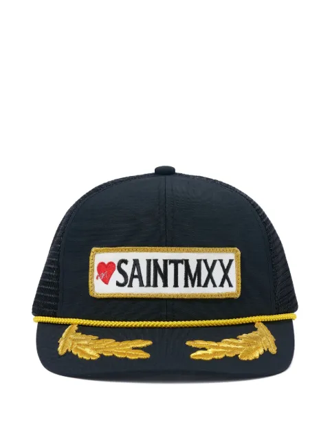 SAINT MXXXXXX logo-appliqué cap Black SMHR10000095