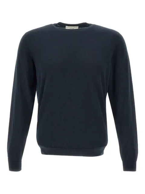 Filippo De Laurentiis cotton sweater Blue GC1MLSU18R890