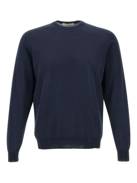 Filippo De Laurentiis cotton sweater Blue GC1MLCR14R890