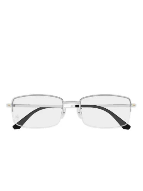 Cartier Eyewear rectangle-frame glasses Grey CT0574OA002