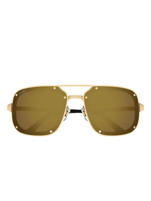 Cartier Eyewear pilot-frame sunglasses Gold CT0194S006
