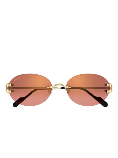 Cartier Eyewear round-frame sunglasses Gold CT0551S005