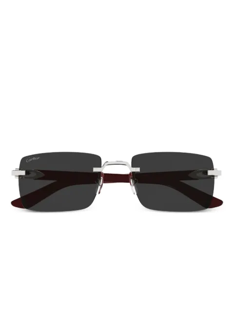Cartier Eyewear square-framel sunglasses Brown CT0579S002