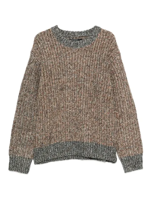 Song For The Mute crew-neck sweater Brown 252UKT033CABLTPE