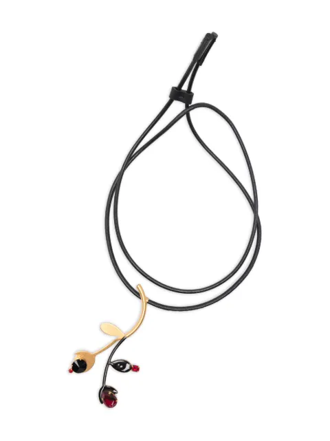 Marni Pre-Owned 2000s floral-pendant necklace Gold MA250FC