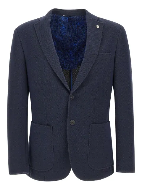 Manuel Ritz single-breasted blazer Blue 3932G2900MC25376189