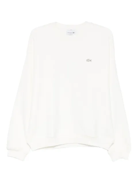 Lacoste logo-patch sweatshirt White SH7745