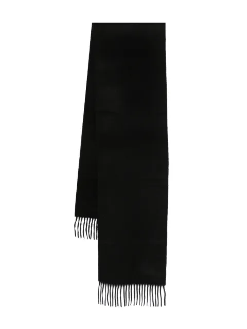 Paul Smith cashmere fringed-trim scarf Black M1A150KT613