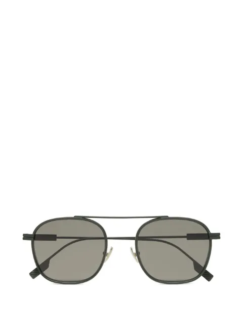 Zegna logo-detail sunglasses Green EZ02905397D