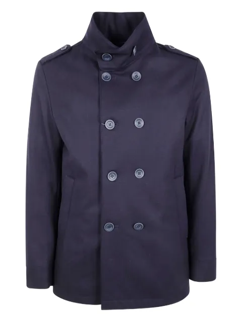 Herno double-breasted coat Blue PC000148U33455