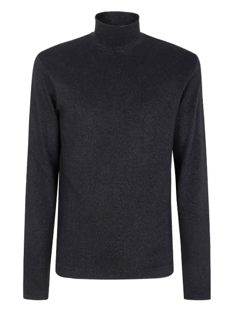 Emporio Armani lurex turtleneck Black EM003990AF20984