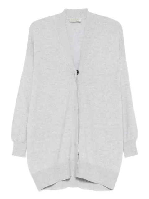 Bruno Manetti V-neck cardigan Grey Q2C161