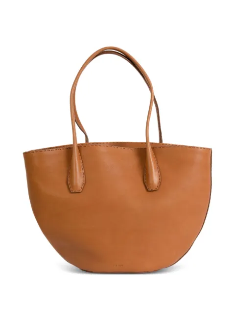 The Row top-handles leather shoulder bag Brown W1856L72