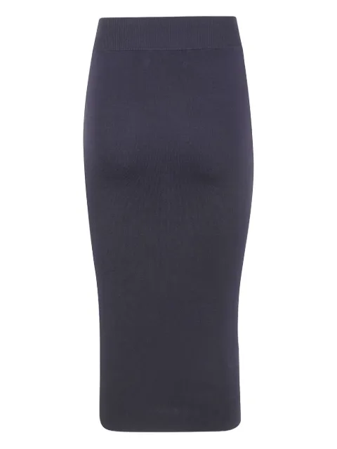 ENTIRE STUDIOS ribbed-knit midi skirt Black UNW2511074BL