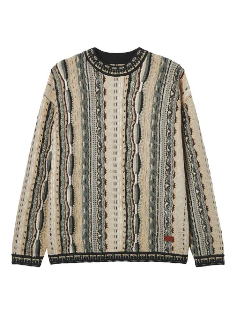 aftermaths patterned jumper Grey AFMKNM01354X