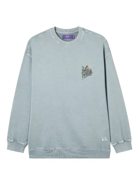 aftermaths graphic cotton sweatshirt Grey AFMSWM01357X
