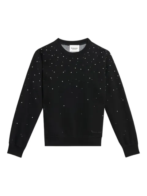 MARANT ÉTOILE Riseda studded sweatshirt Black SW0173FAC3M09E