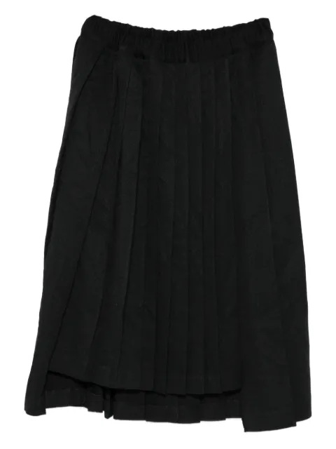Black Comme Des Garçons pleated skirt Black 1PS010