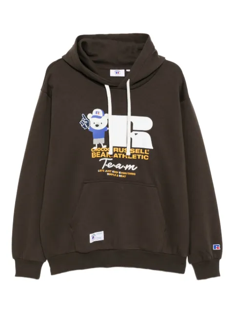 CHOCOOLATE embroidered hoodies Brown B1XSWM00227X