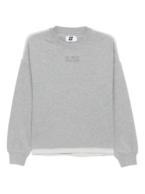 izzue logo-embroidered sweatshirt Grey IZXSWW00454Y