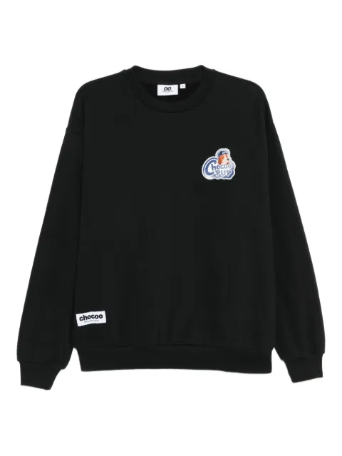 CHOCOOLATE chocoo-pup sweatshirt Black B1XSWM00403X