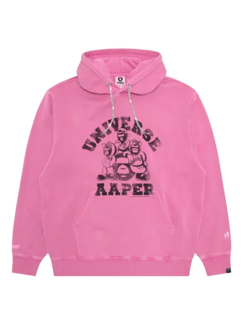 AAPE BY *A BATHING APE® hooded sweater Pink ASWC369XXP