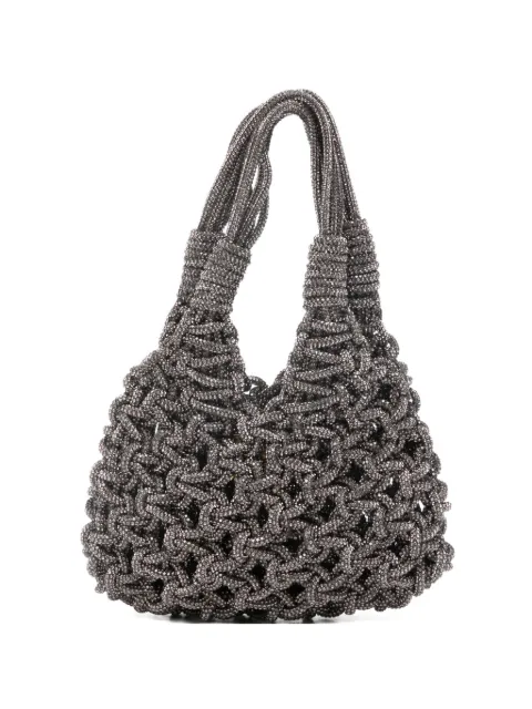 Hibourama Vanishing crystal-embellished mini bag Black PE25HIBVANNIFIQUE