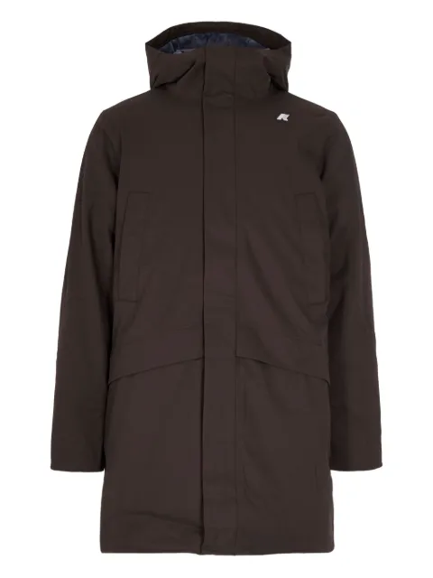 K-Way hooded coat Green K8133FWB2V