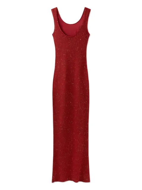Asta Resort Ana scoop neck maxi dress Red SS25ADWS