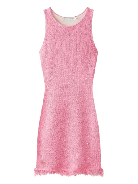 Asta Resort Natalia fring-hem mini dress Pink ARSS24NADM