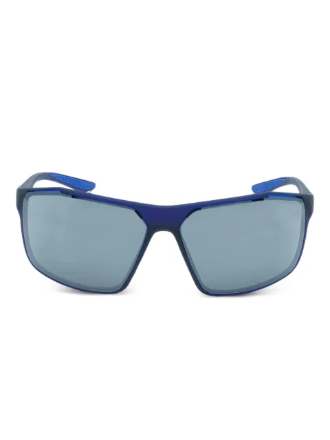 Nike Windstorm rectangle-frame sunglasses Blue CW4674
