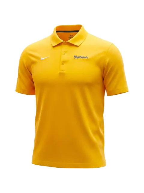 Nike x NBA Golden State Warriors Playoffs Bound Team Mantra polo shirt Yellow M51300