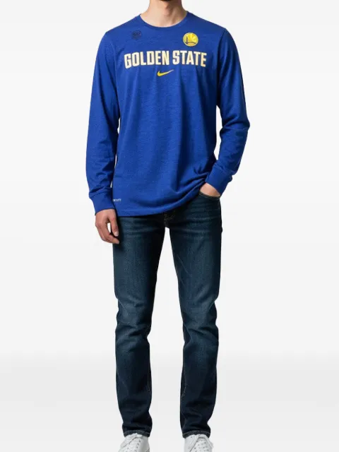 Nike Golden State Warriors long-sleeve T-shirt Blue AA0393