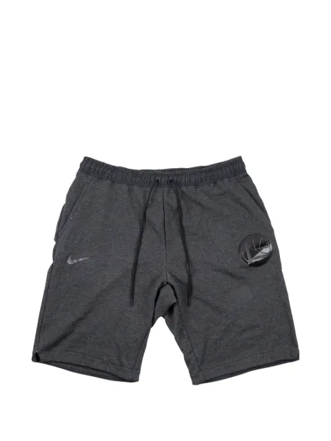 Nike Golden State Warriors elasticated-waistband logo-detail shorts Grey 860413