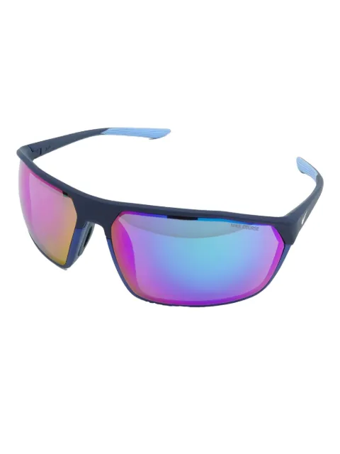 Nike Clash M rectangle-frame sunglasses Blue DD1225