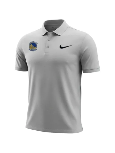 Nike x NBA Golden State Warriors Breathe Heather polo shirt Grey GM1004