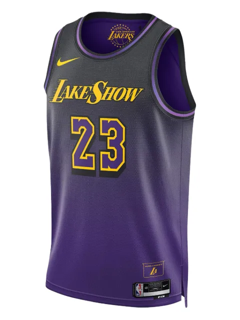 Nike NBA Lebron James Los Angeles Lakers 2024/25 City Edition Swingman jersey Purple FQ4346