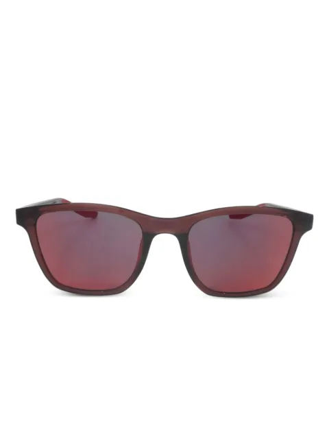 Nike Stint rectangle-frame sunglasses Brown CT8130