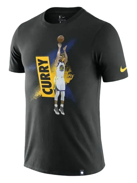 Nike NBA Golden State Warriors Steph Curry Tee T-shirt Black AQ7027