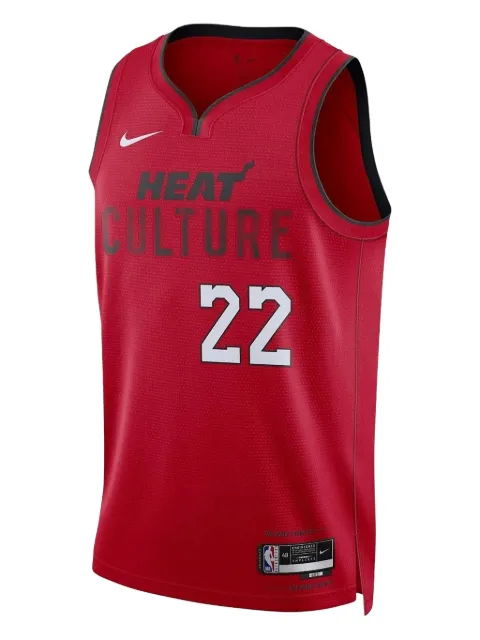 Nike NBA Heat 24/35 City Edition '22 Butler jersey Red FQ4348