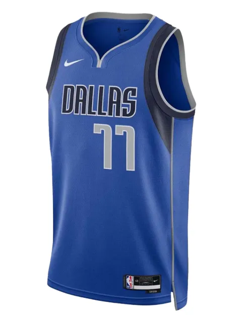 Nike NBA Mavericks 'Doncic 77' 22/23 Icon Edition Swingman Jersey tank top Blue DN2002