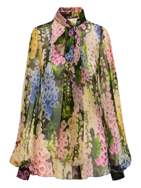 Oscar de la Renta Foxglove blouse Black 26RN749MXHBLM