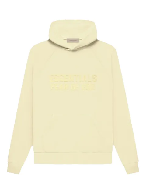 FEAR OF GOD ESSENTIALS logo-detail hoodie Yellow 9F11C23C