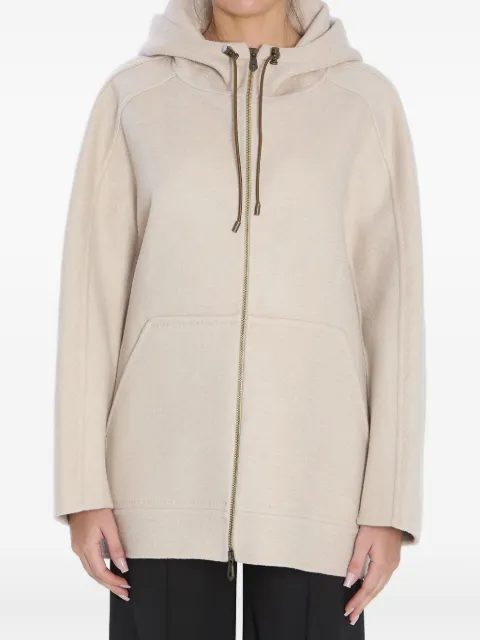 Max Mara cashmere hooded coat Grey 2521086035600
