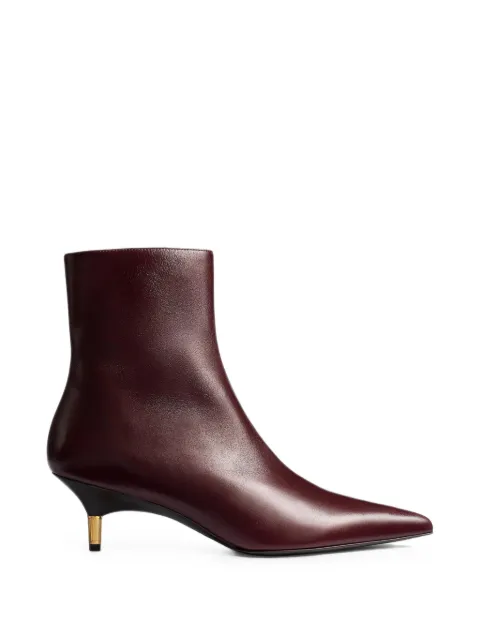 KHAITE Bella ankle boots Red F1116987531